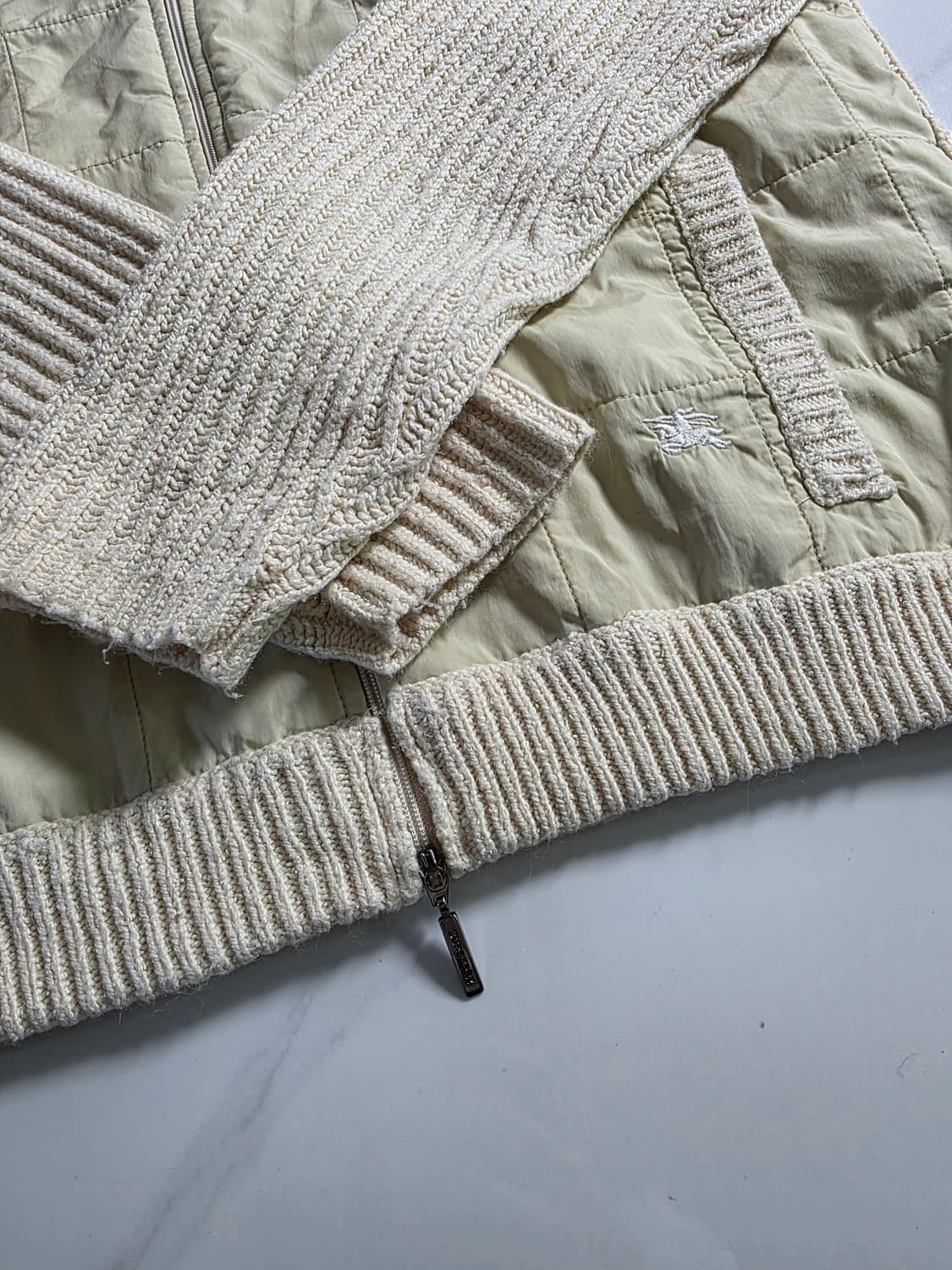 버버리 퀼팅 니트가디건 상품이미지8