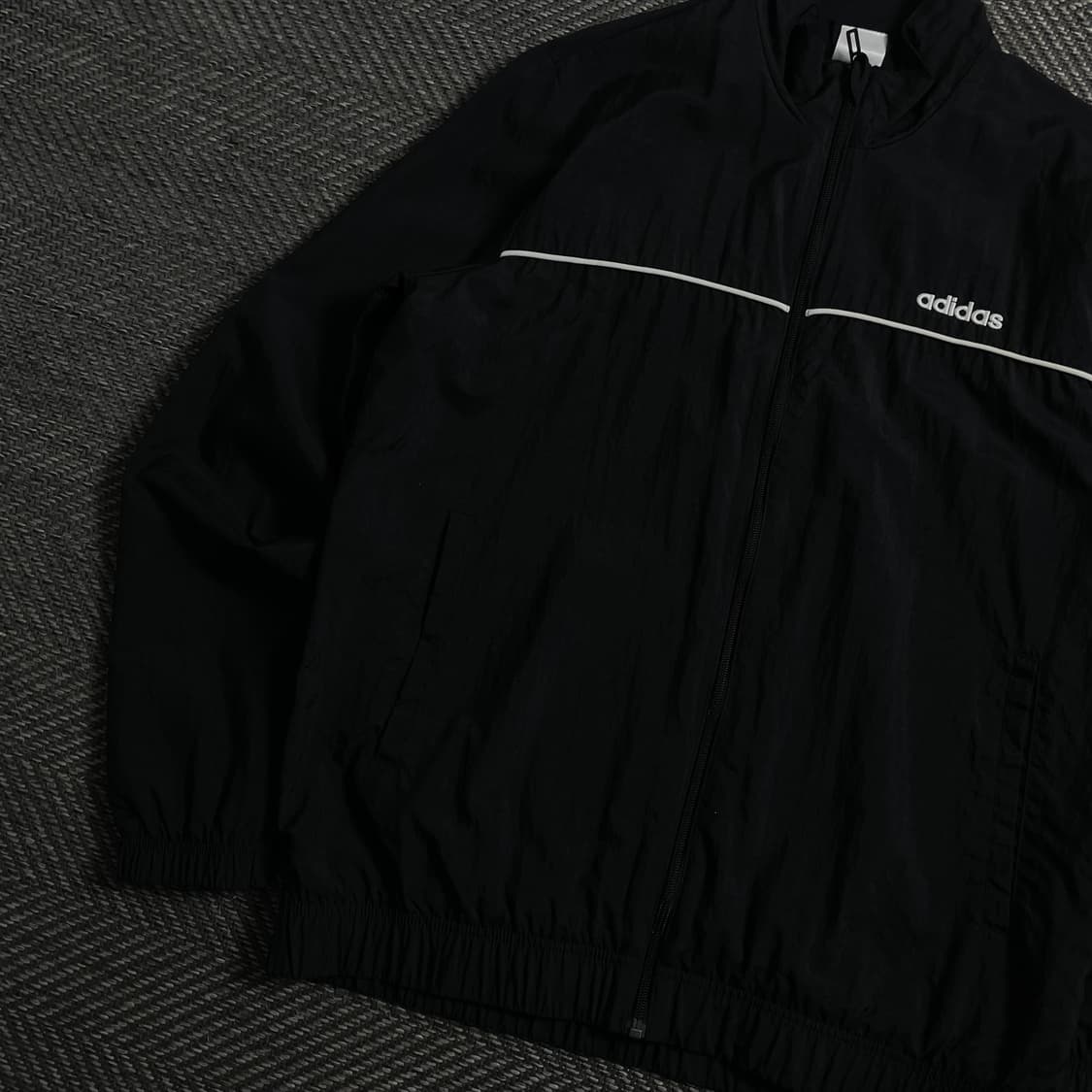 아디다스 아치로고 나일론 바람막이 블랙o 4149 상품이미지3