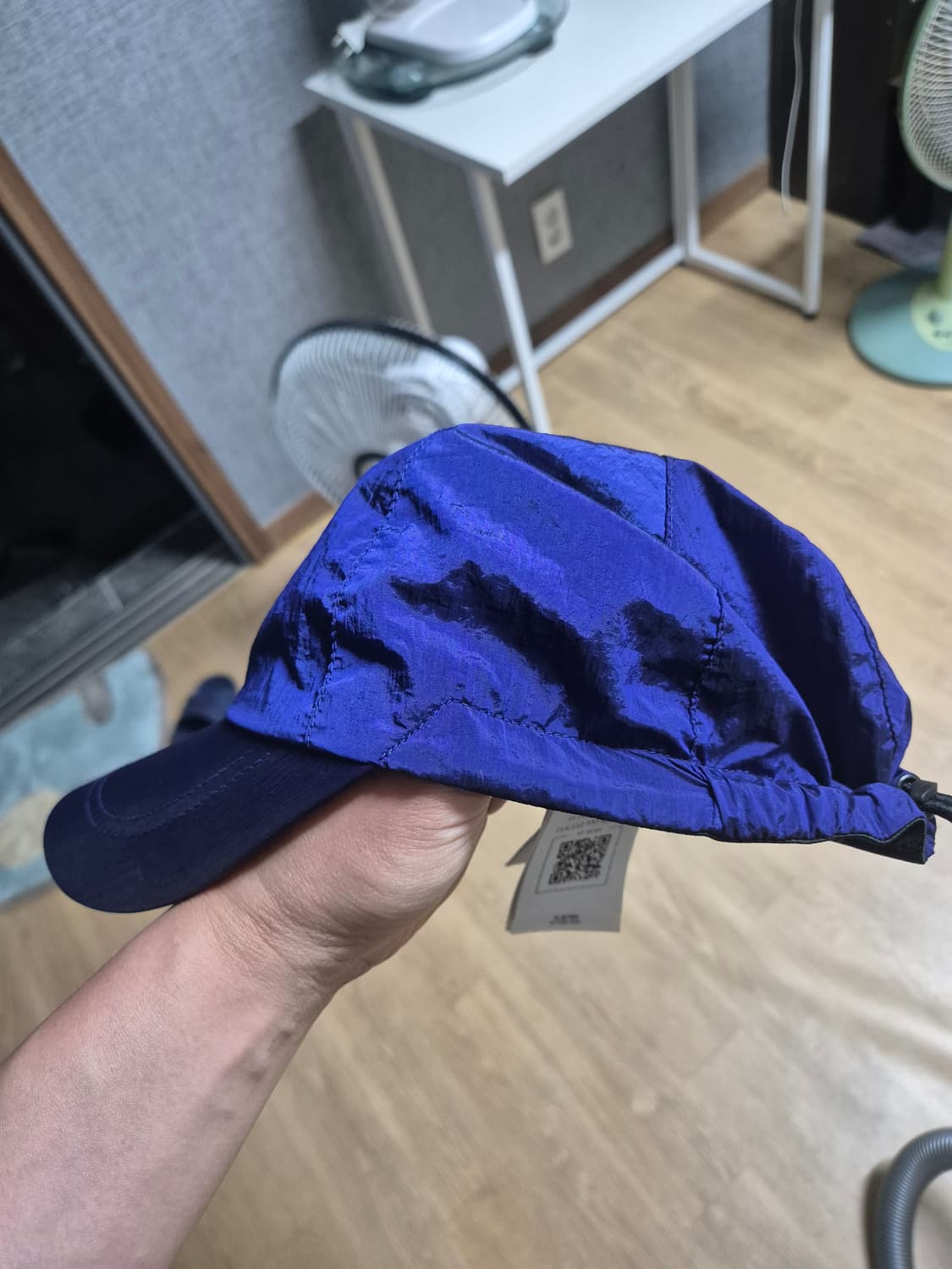 [XL] 22SS 스톤아일랜드 나일론 볼캡 블루 파랑 상품이미지5