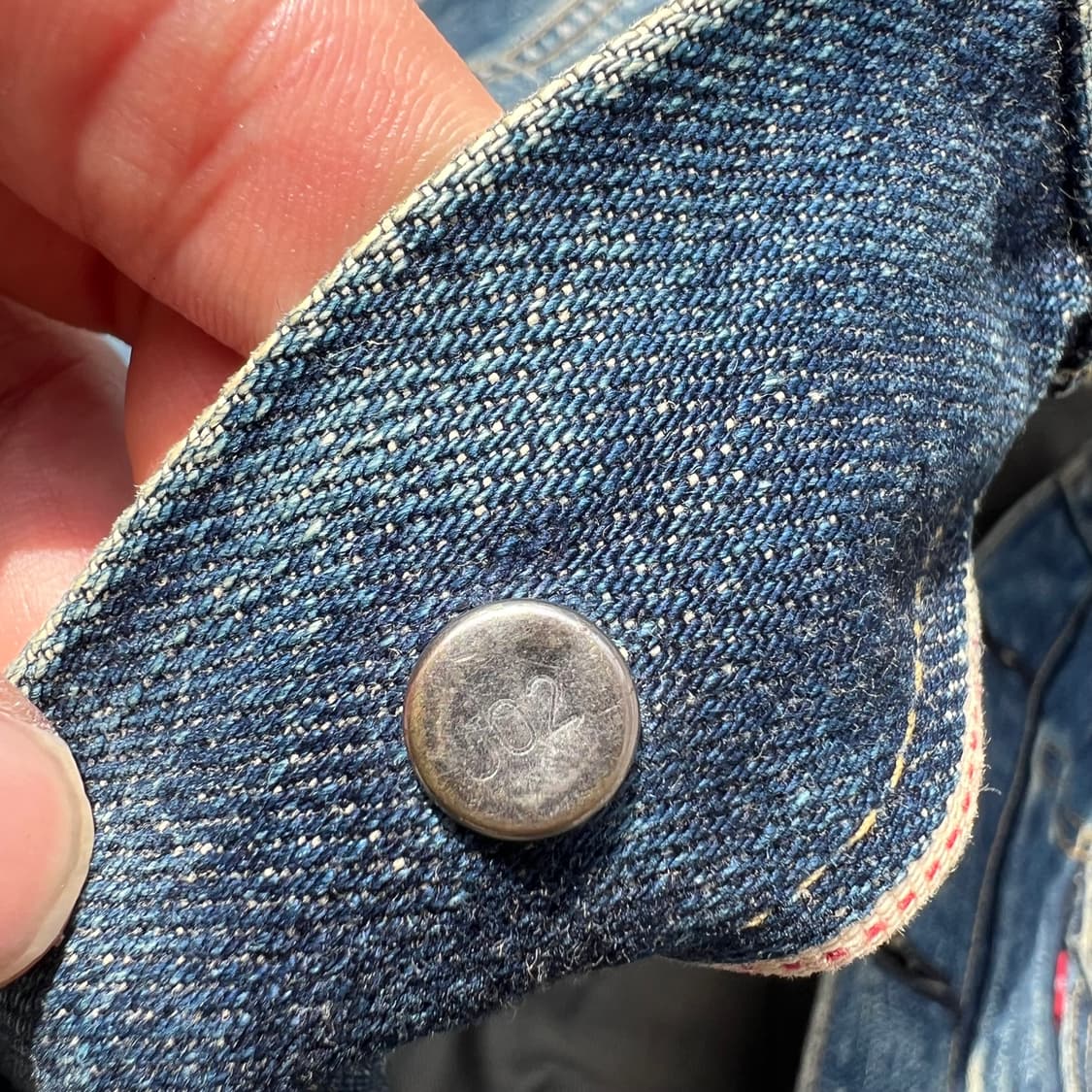 90‘s 리바이스 2세대 빅E 데님 트러커 자켓 상품이미지8