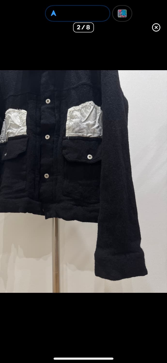 꼼데가르송 블략 24aw 축융 울 트러커 상품이미지2