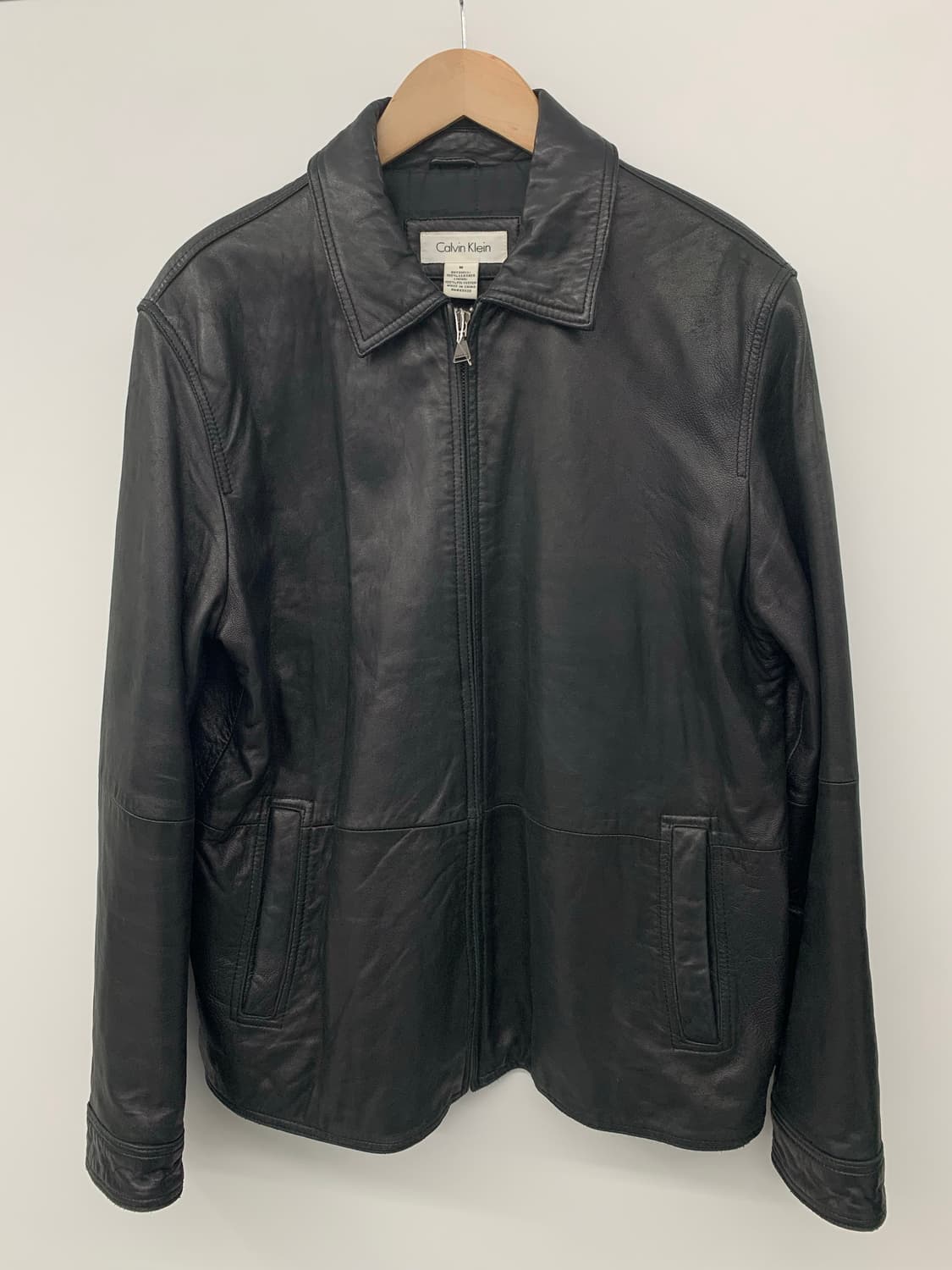 캘빈클라인 램스킨 00s 싱글 바이커 상품이미지8