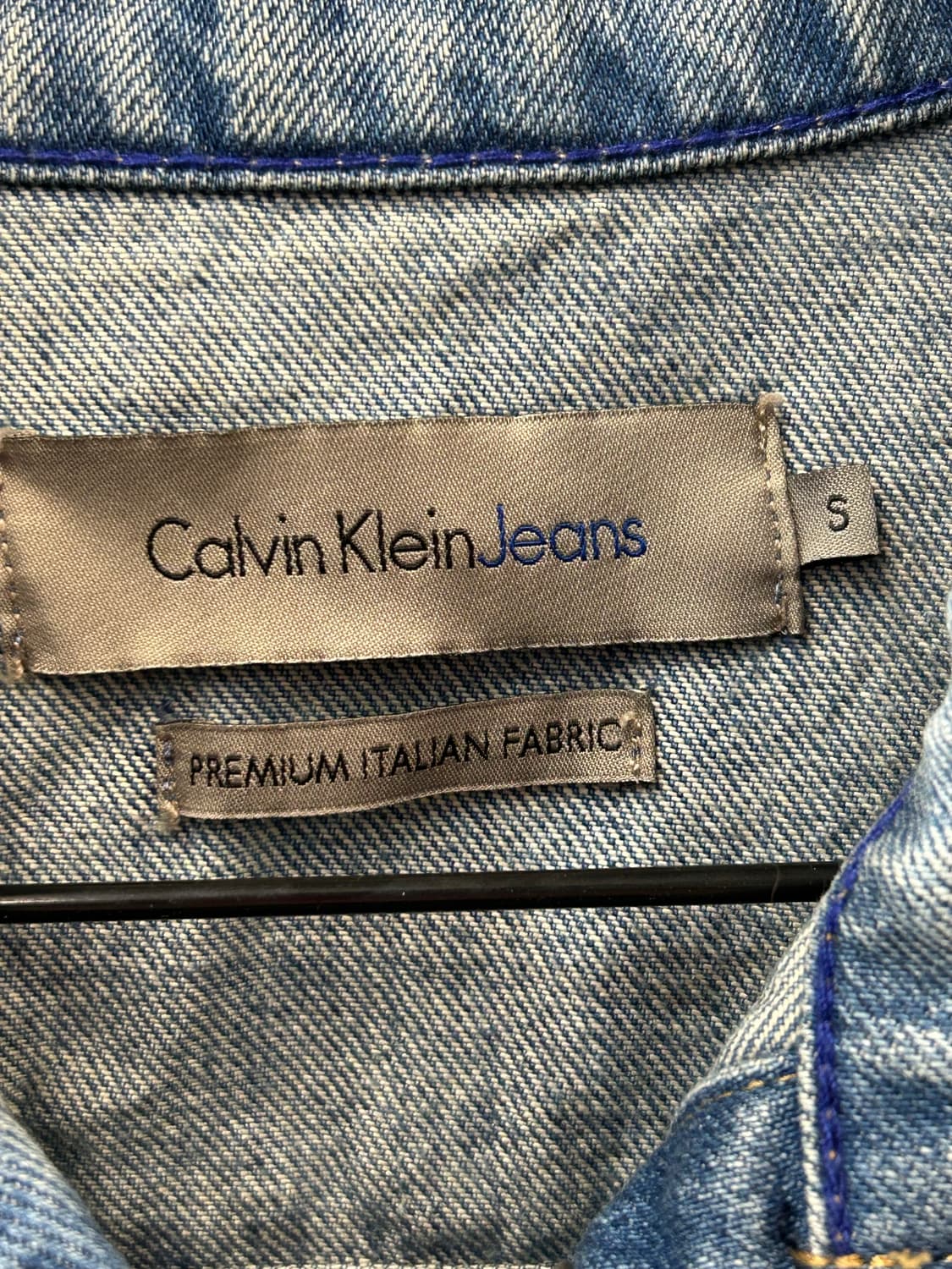 캘빈클라인 데미지 청자켓 상품이미지6