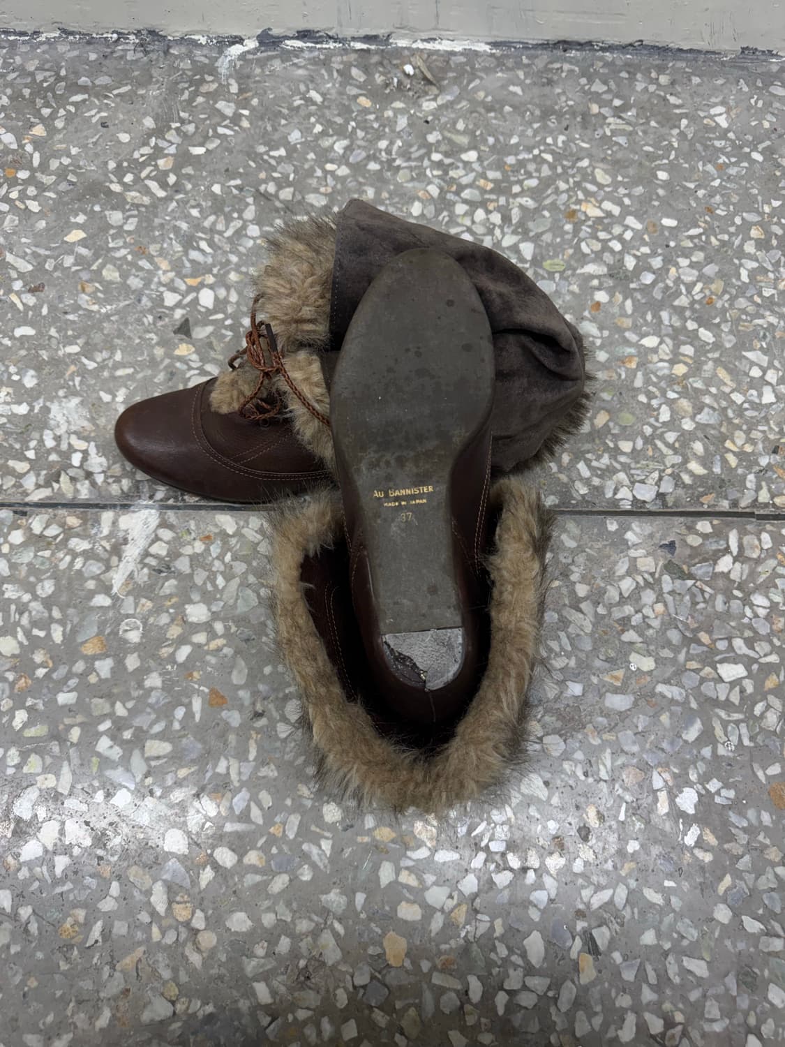 Alfredo bannister leather fur boots 상품이미지5