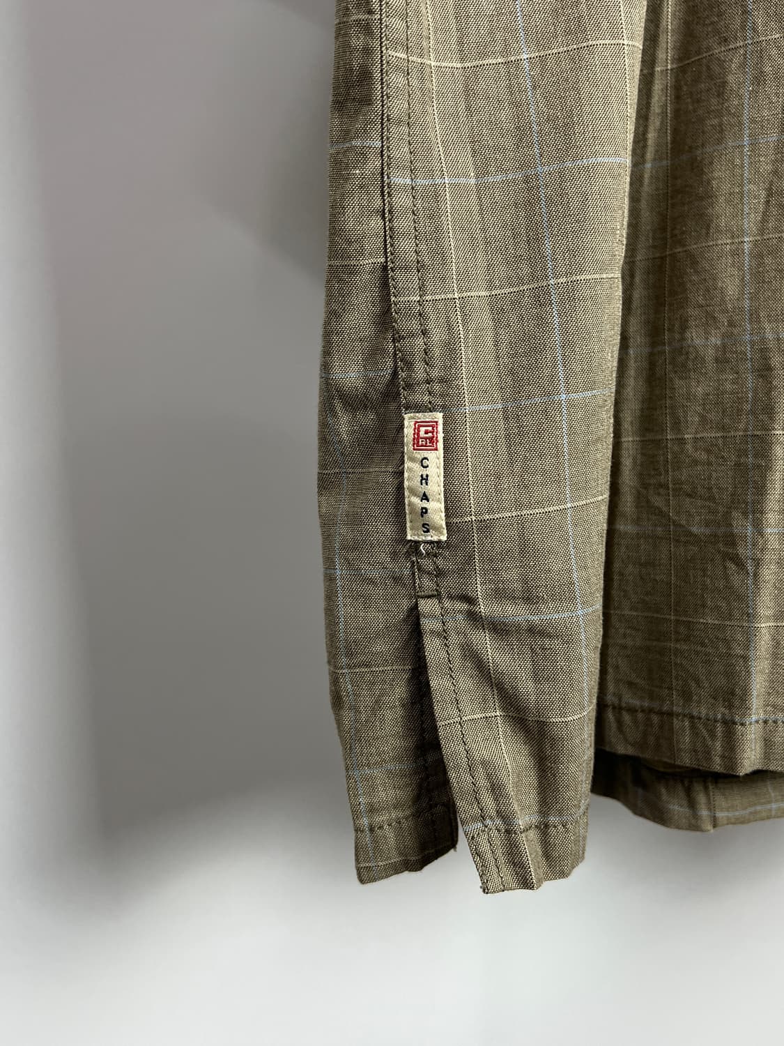 CHAPS RALPH LAUREN 체크 반팔 집업 자켓  상품이미지7