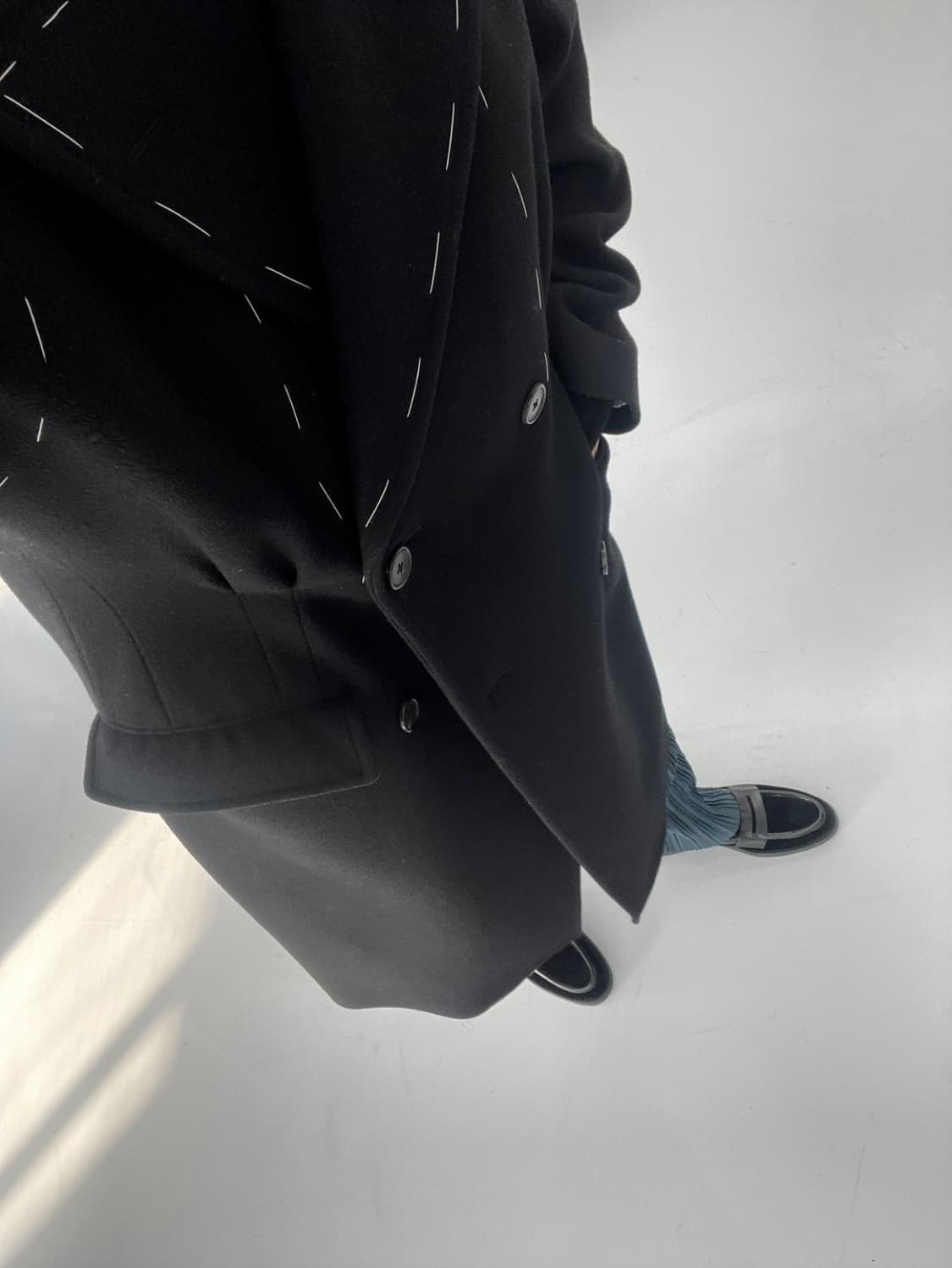 마르지엘라 무지라벨 가봉스티치 오버코트 상품이미지7