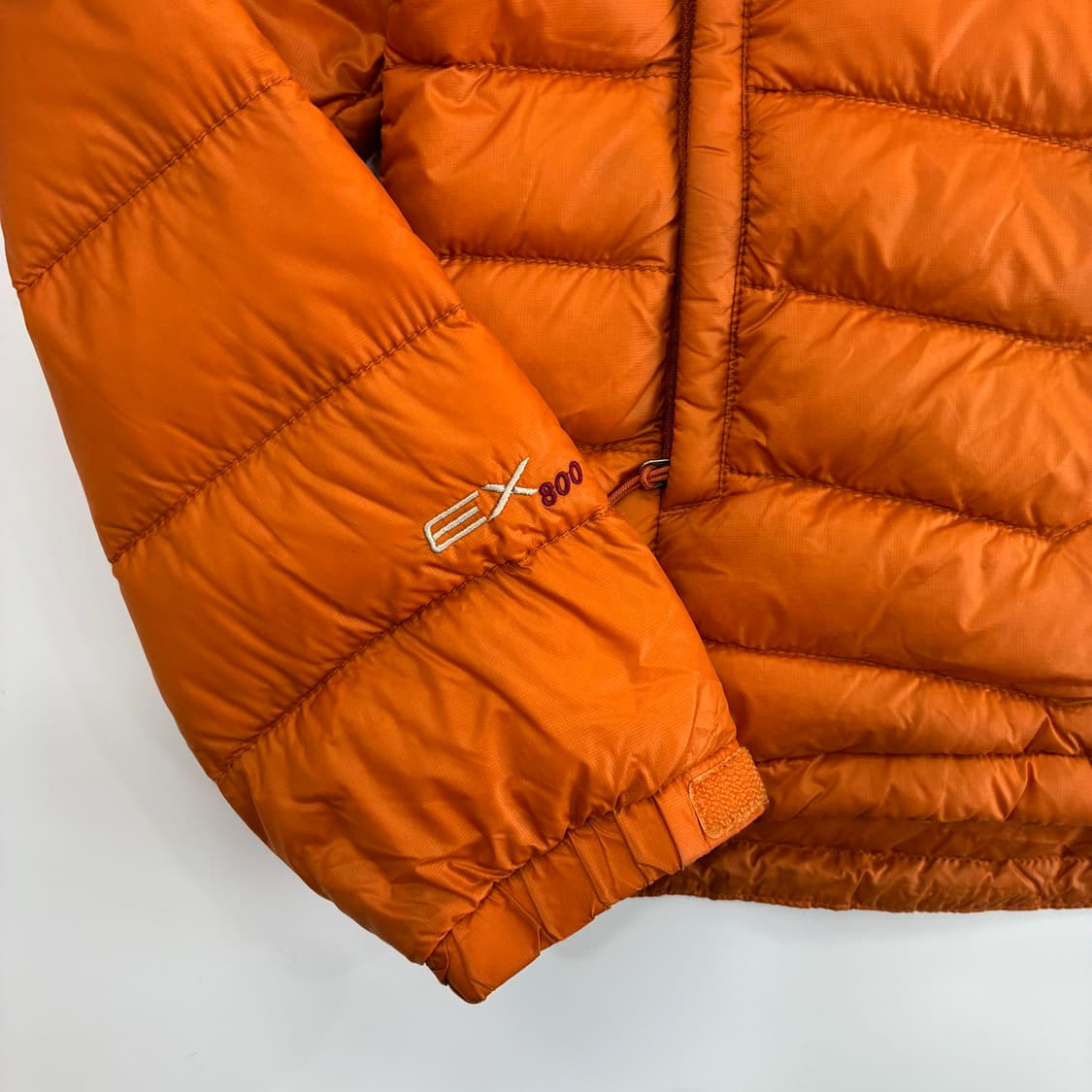 Montbell  몽벨 EX800 오렌지 퀼팅 패딩 자켓  상품이미지4