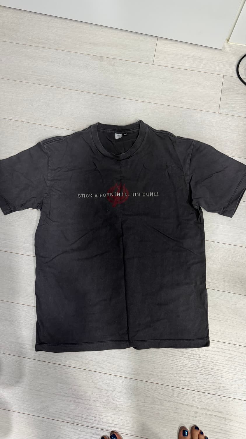 폴리테루 핫스터프 1/2 슬리브스 레터링 상품이미지1