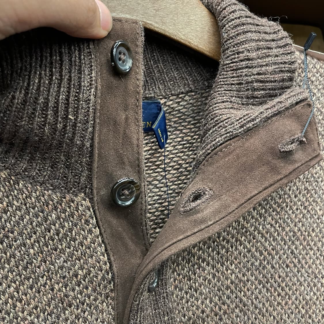 폴로 랄프로렌 신형 라벨 하프 버튼 니트 스웨터 컨트리 상품이미지6