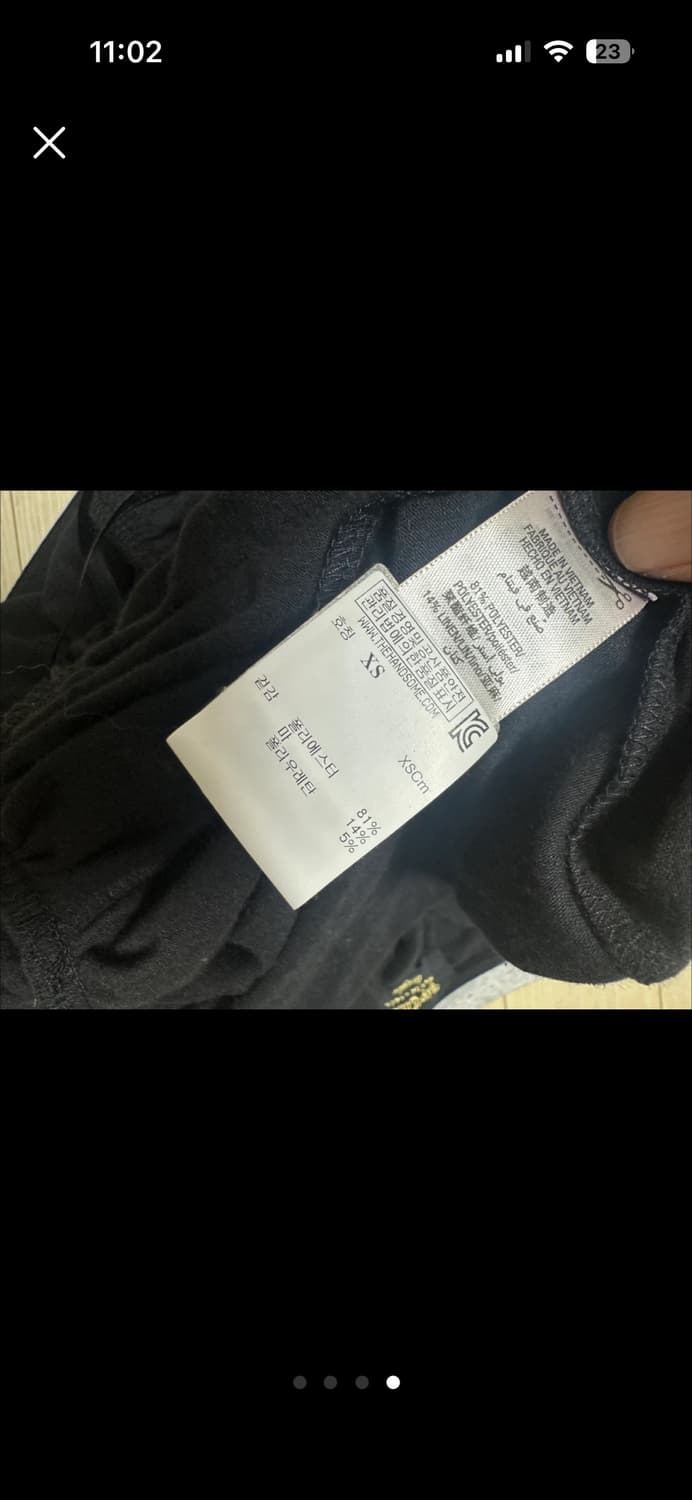 Juicy Couture 블랙 프릴 원피스 XS  상품이미지4