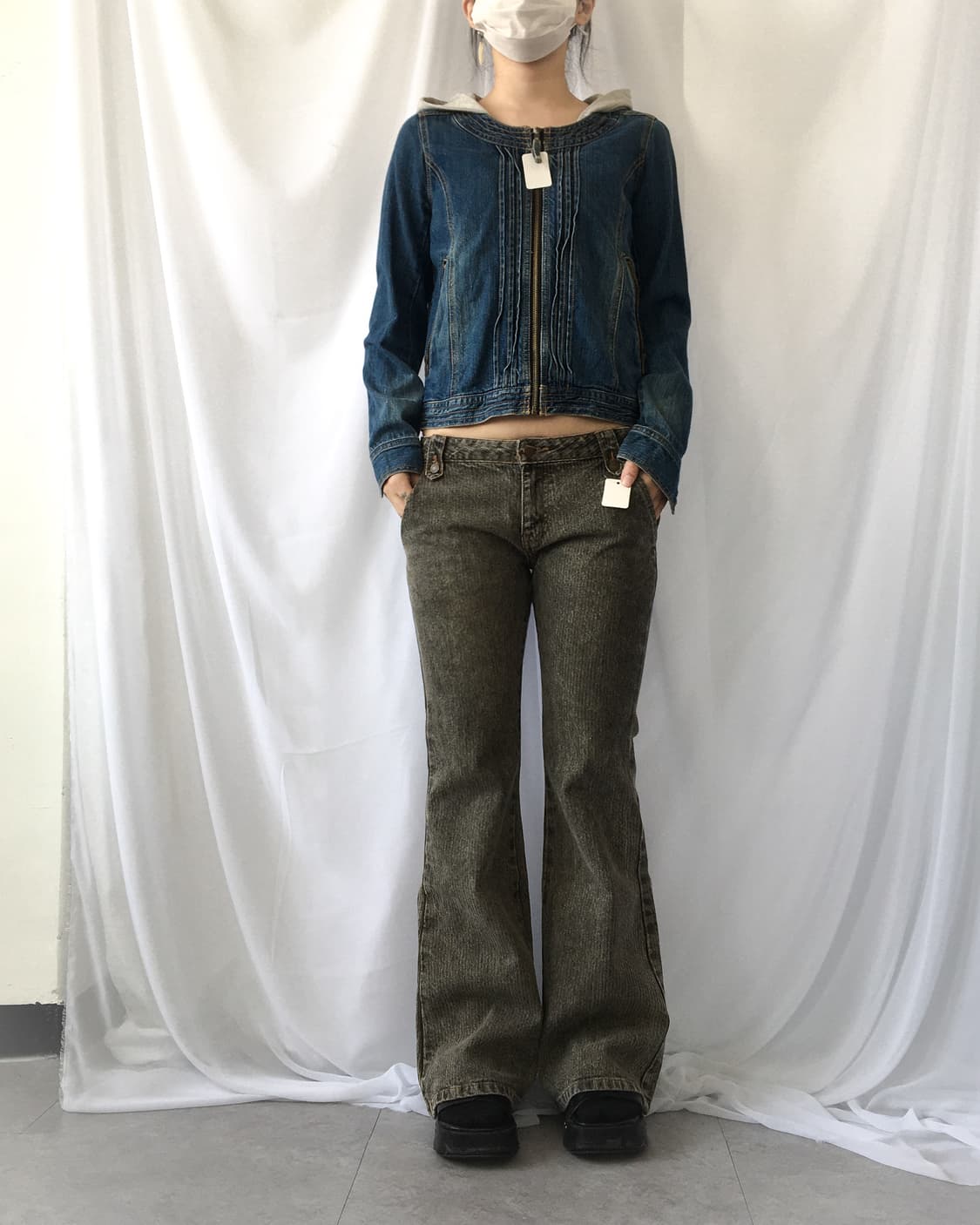 Gray boots cut pants 상품이미지6