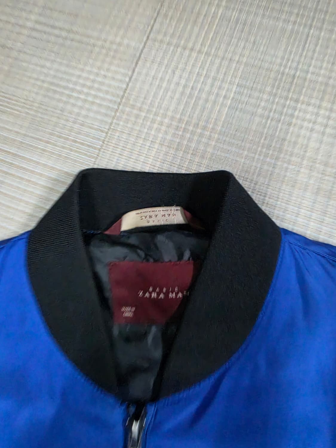 자라 X 롤링스톤즈 블루 봄버 자켓 스카쟌 상품이미지6