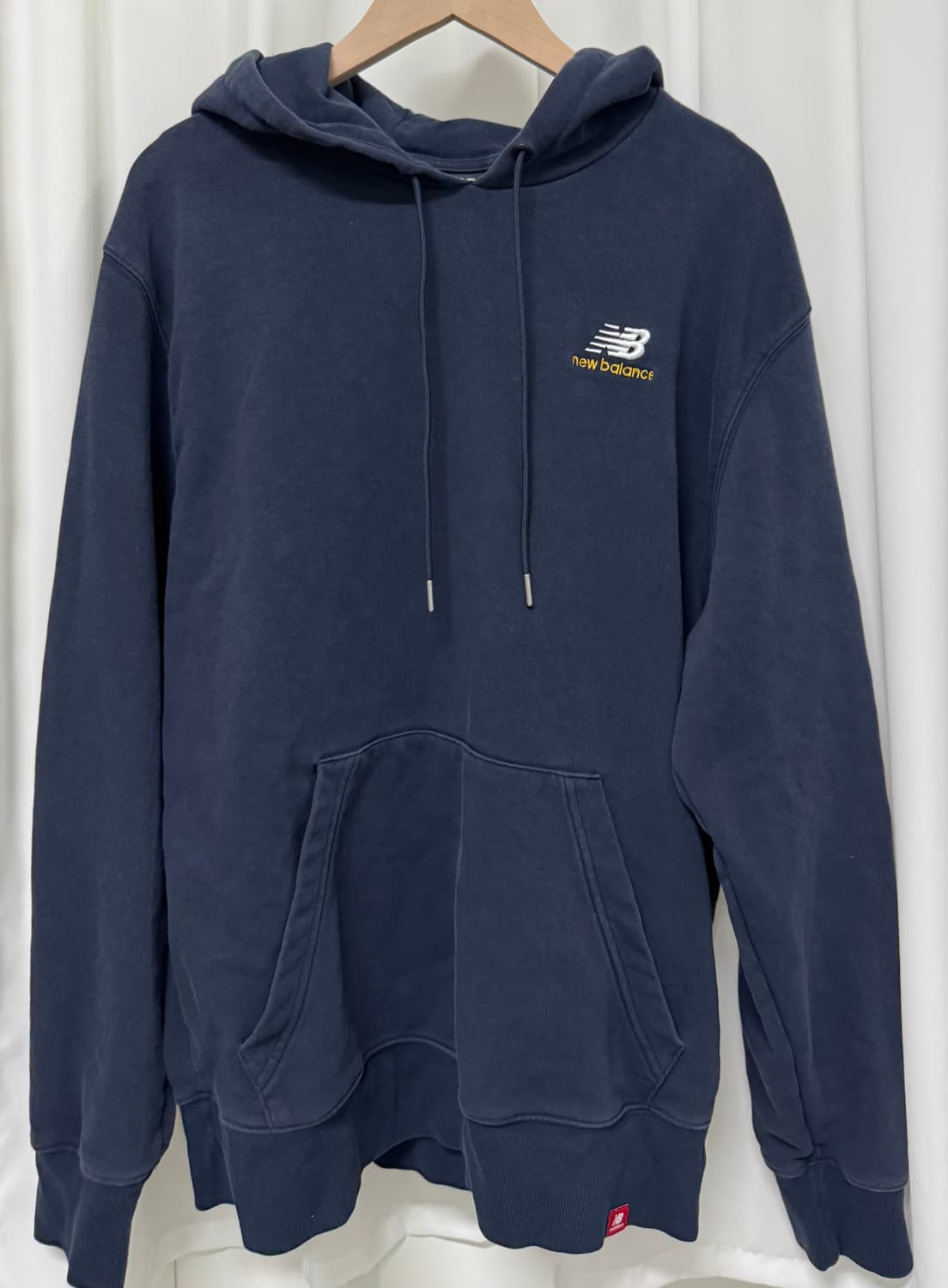 NB 뉴발란스 네이비 후드티 상품이미지5