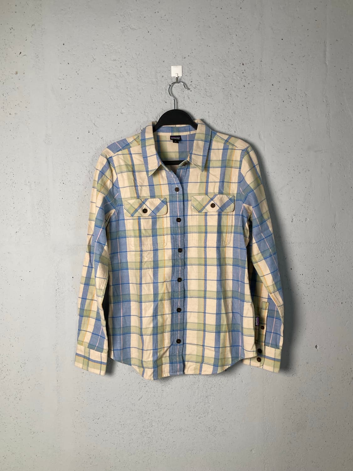 파타고니아 체크 오가닉 코튼 셔츠 (S) 상품이미지1