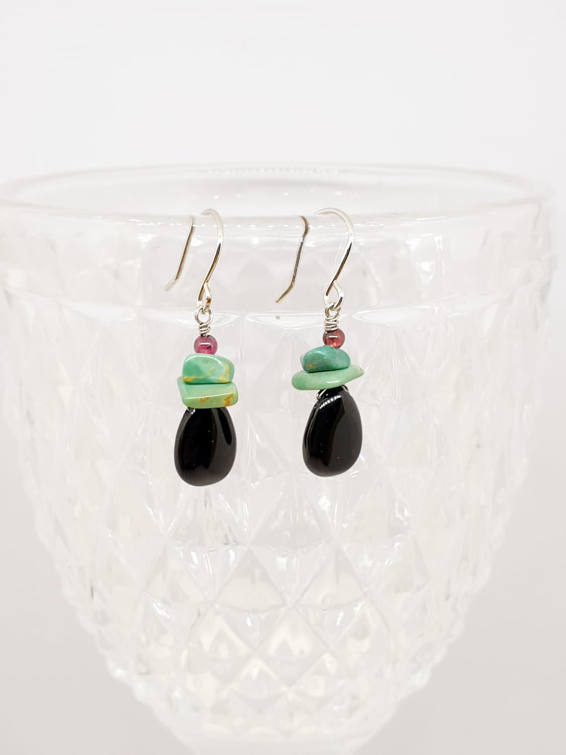 오닉스&터콰이즈 귀걸이 상품이미지2