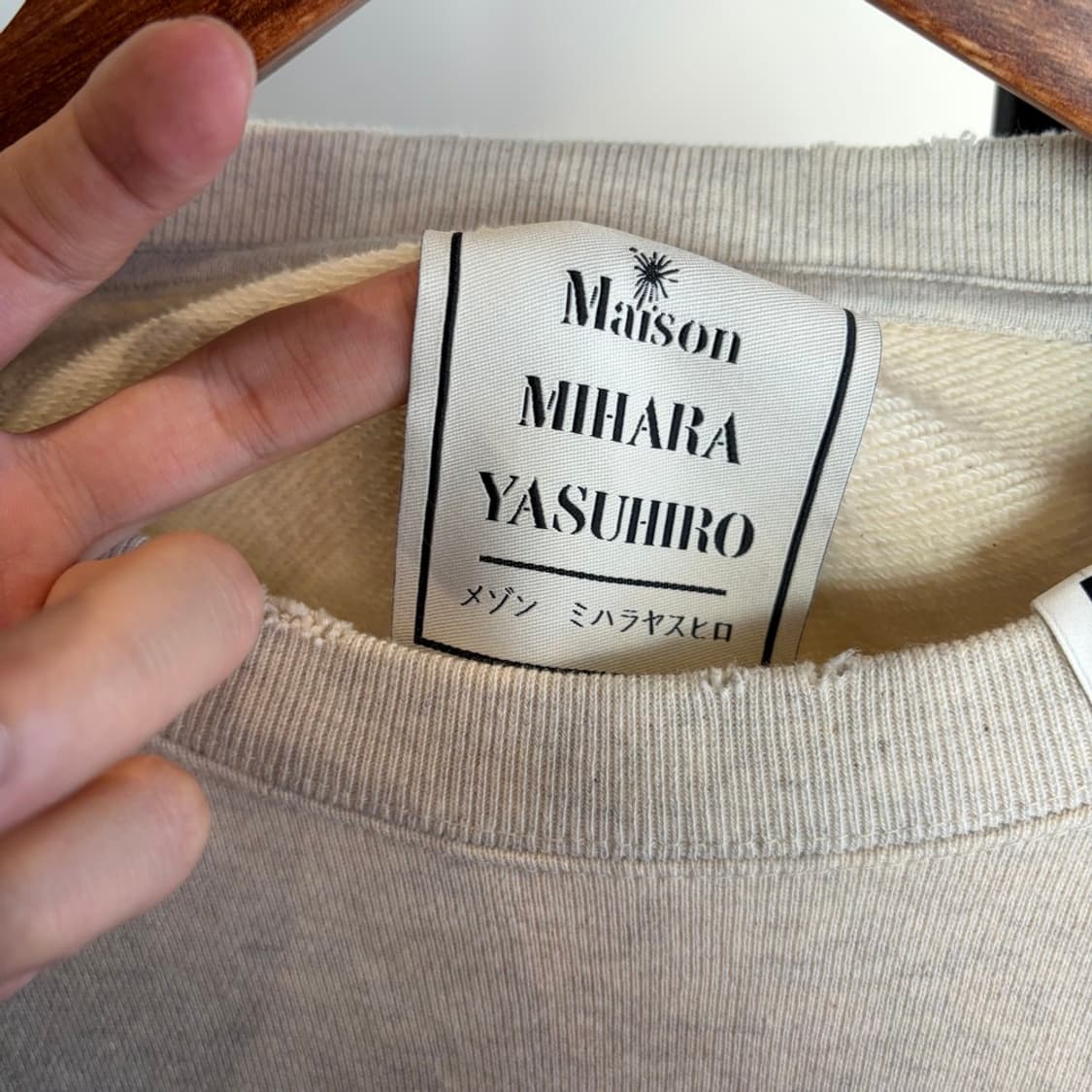 15342 - 미하라 야스히로 디스트레스드 맨투맨 상품이미지6