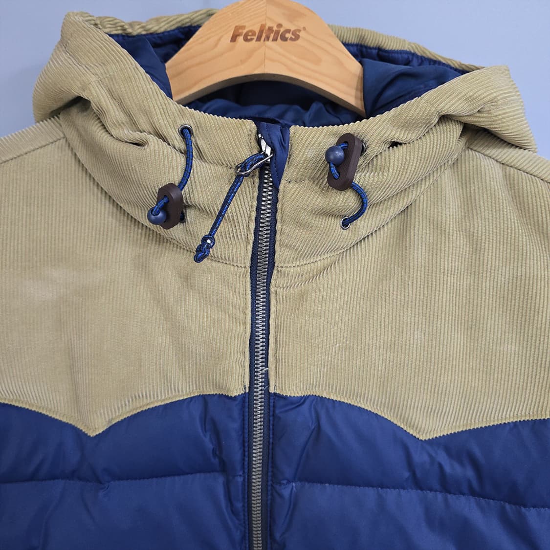 리바이스 Levis 코듀로이 포인트 다운 패딩 M 상품이미지2