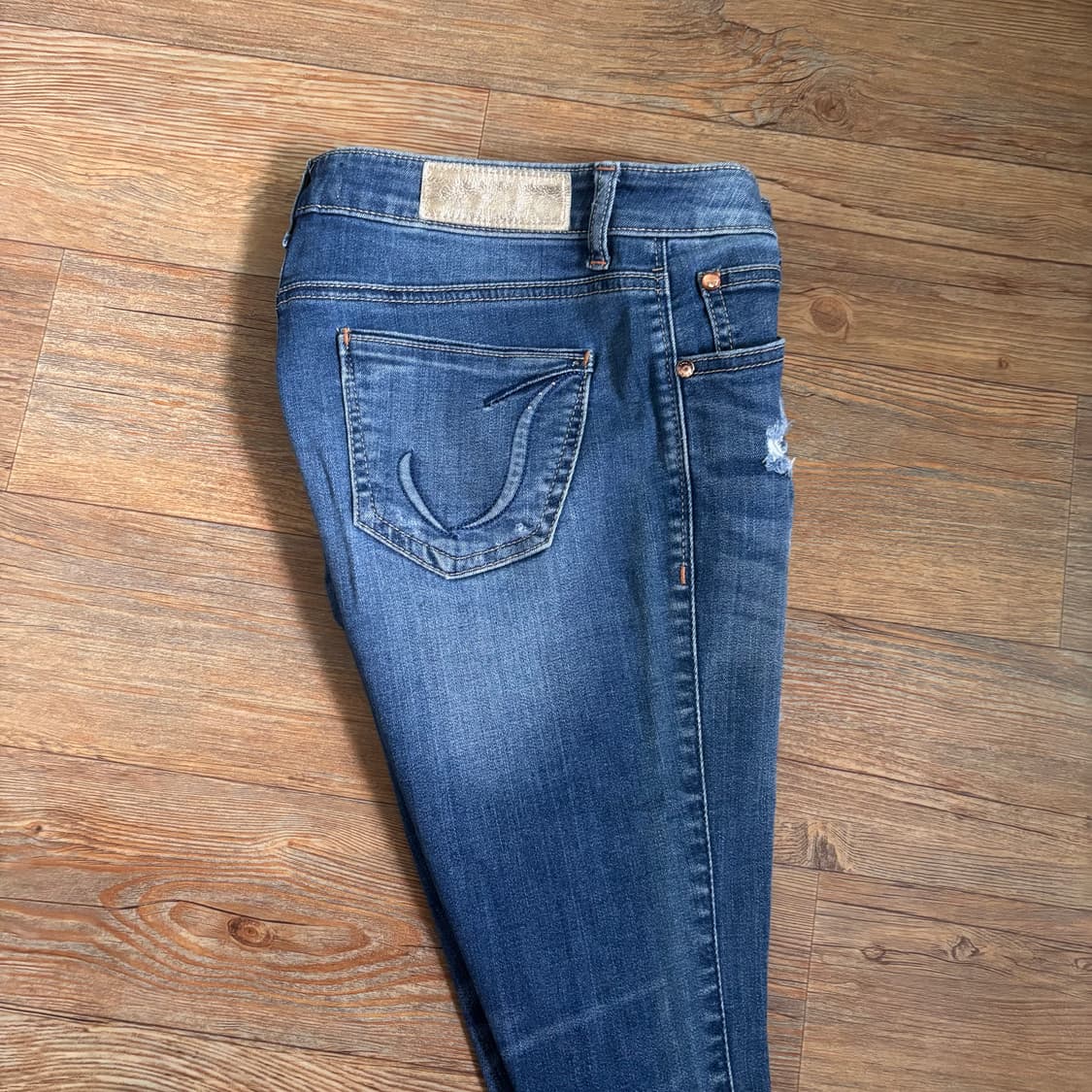 얼진 26 슬림 실루엣 스판 데님 청바지 라이센스 정품 빈티지 상품이미지8
