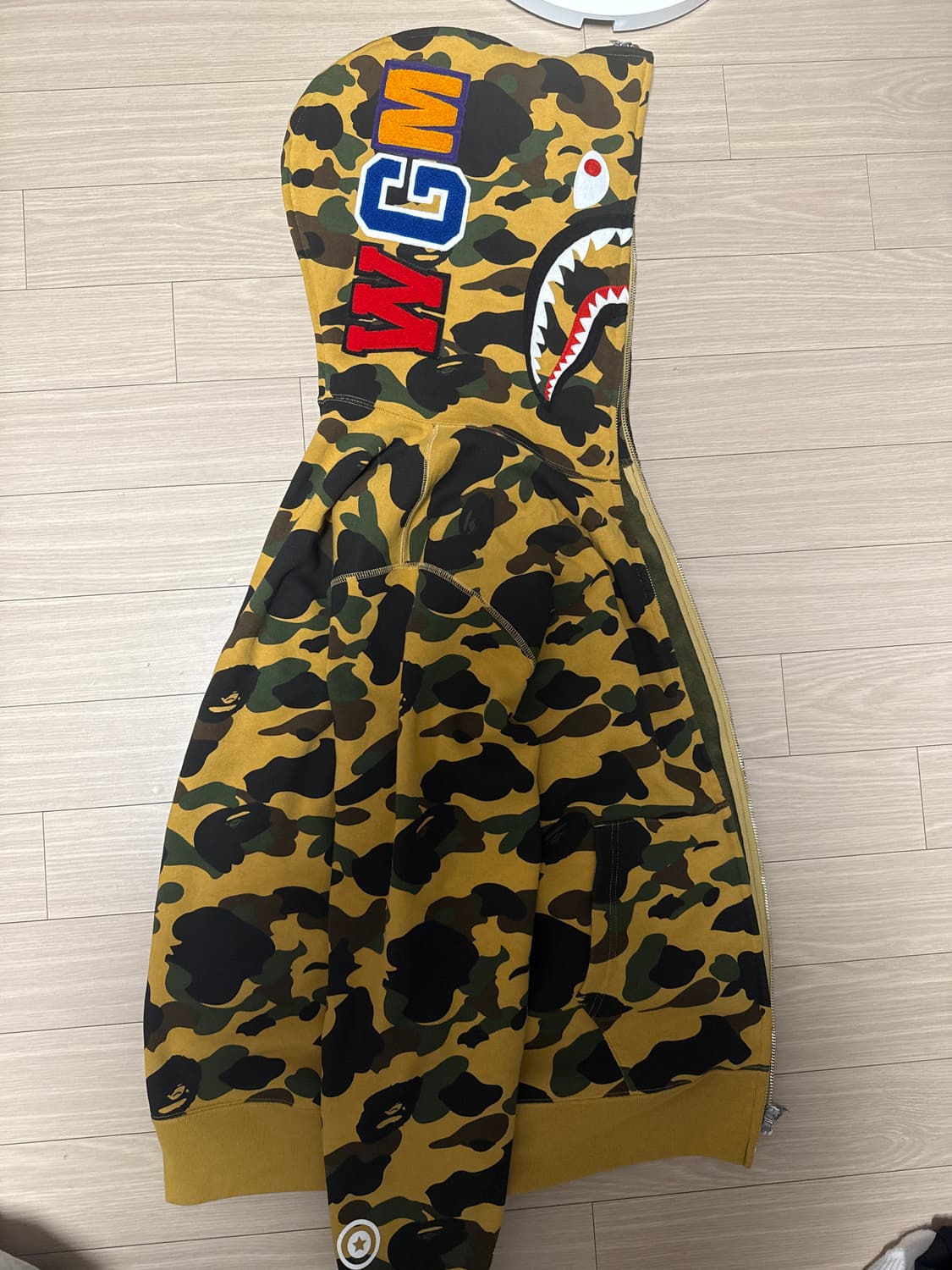 베이프 카모 후드집업 상품이미지1