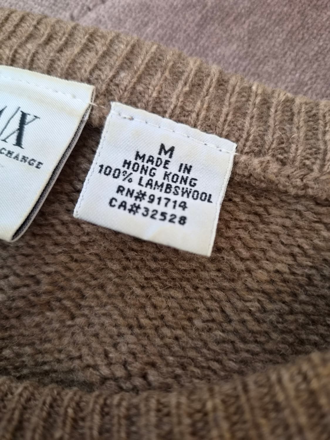 아르마니 익스체인지 남성 램스울라운드니트
 상품이미지6