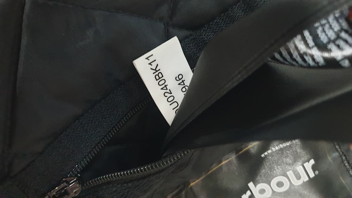 바버 퀄팅 자켓 리데스데일 블랙 S 상품이미지5