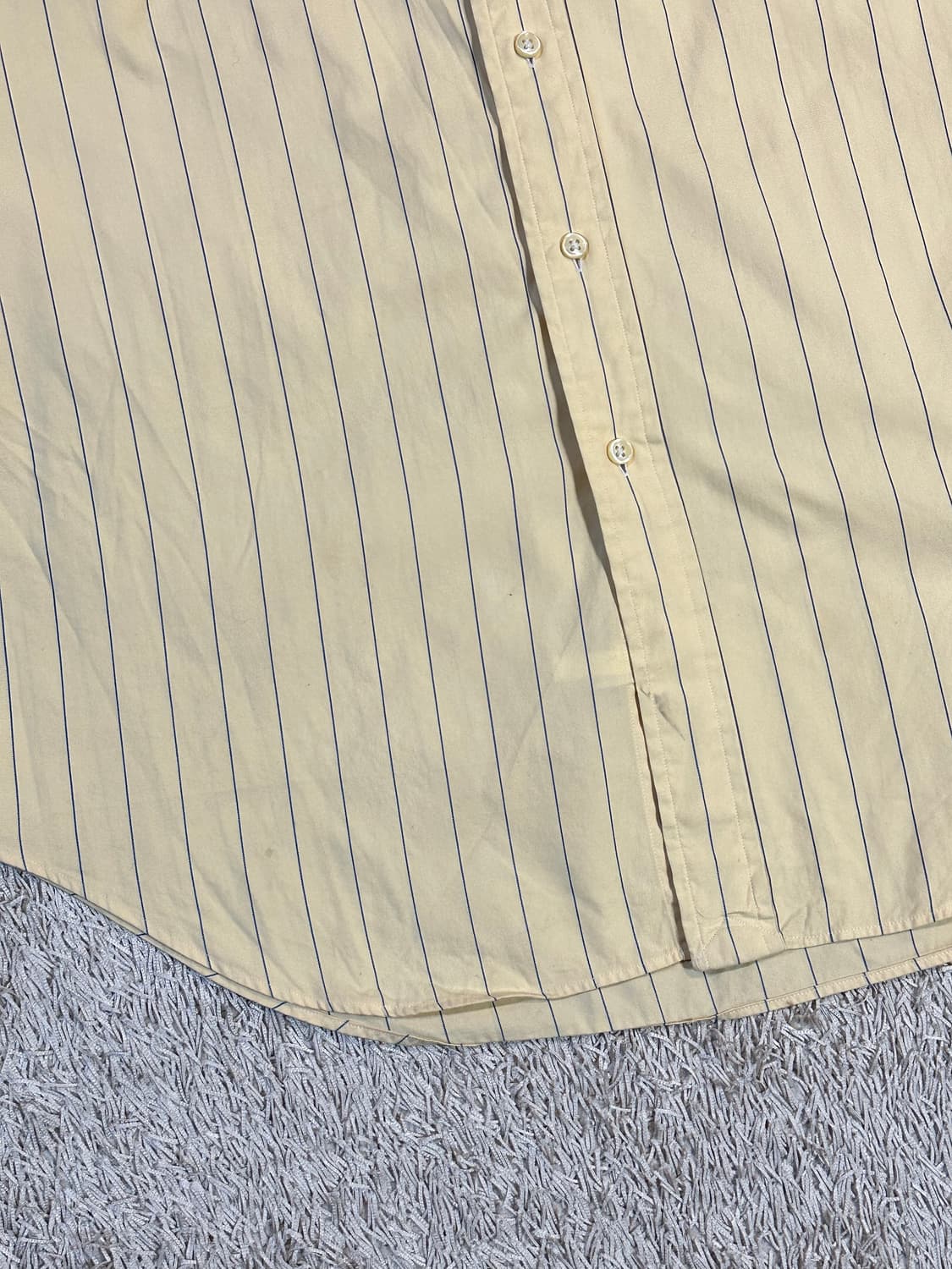 폴로 랄프로렌 클래식핏 블루포니 스트라이프 셔츠 레몬 상품이미지4