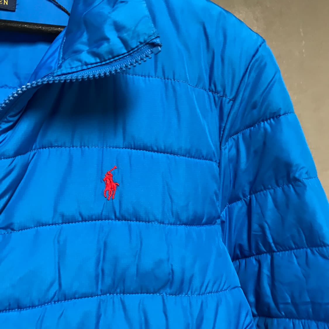 폴로 랄프로렌 경량 패딩 블루 XL(W) 상품이미지4