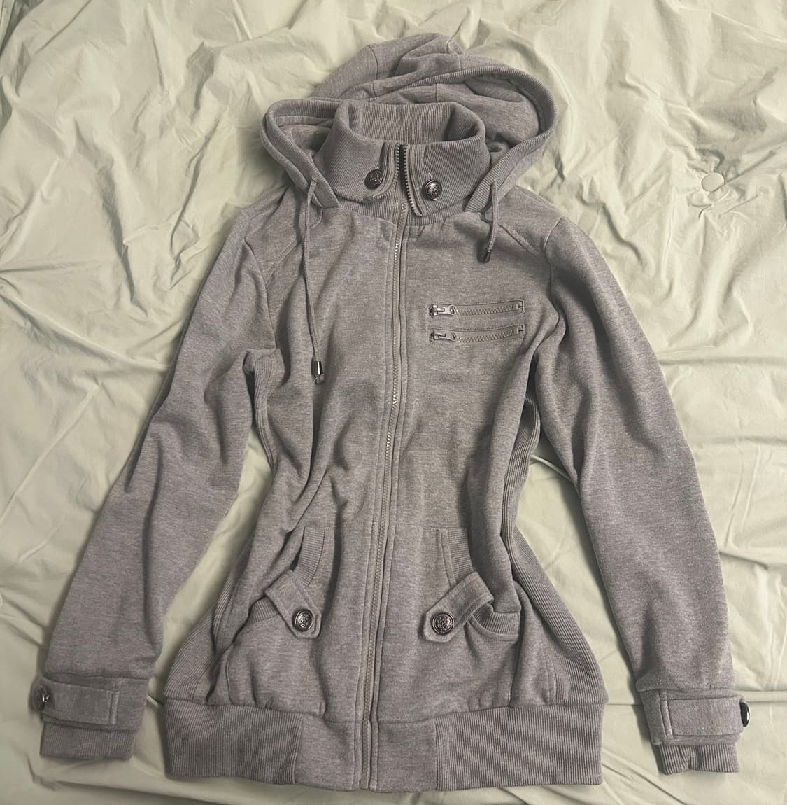 펑크 y2k 와투케 후드집업 상품이미지1