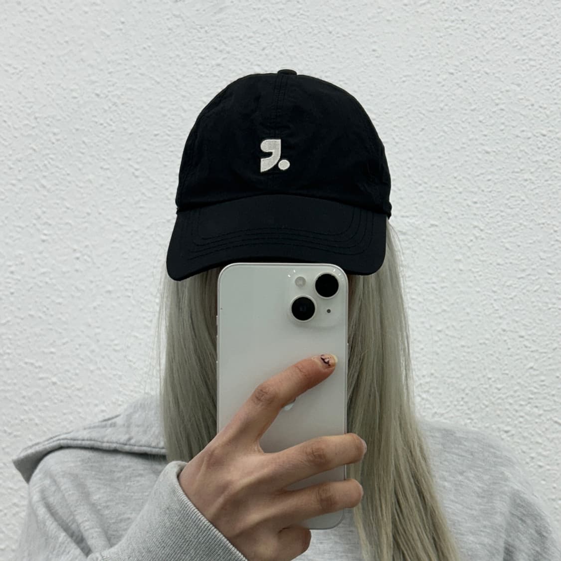 레스트레크레이션 센터로고 블랙 볼캡 상품이미지1