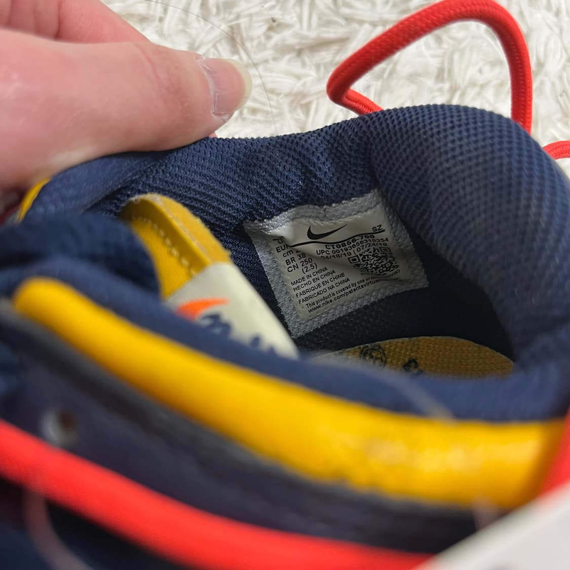 Nike x Off-White Dunk Low “Michigan”  상품이미지7