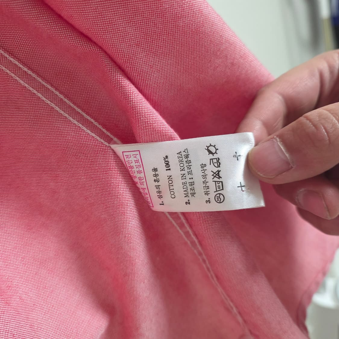 프리즘웍스 샴브레이 셔츠 상품이미지4