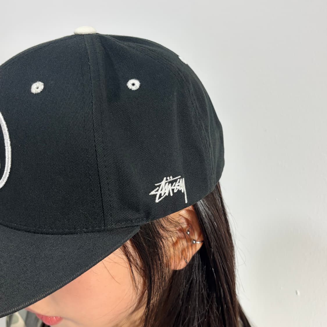 스투시 ss 스냅백 로고 모자 상품이미지3