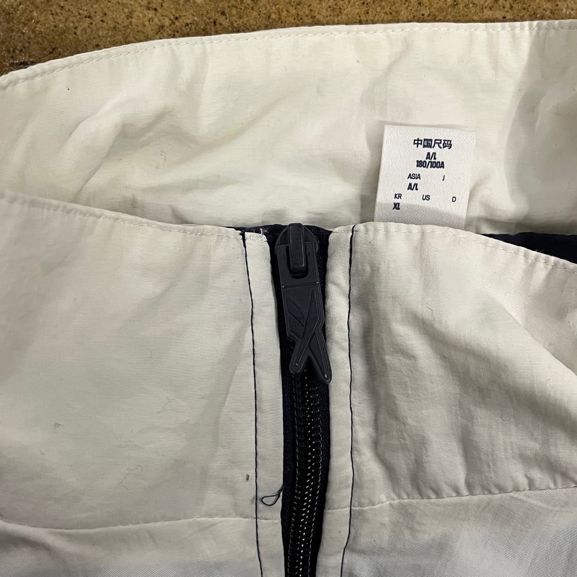 [정품/XL] 리복 네이비 레드 바람막이 자켓 b16 상품이미지6