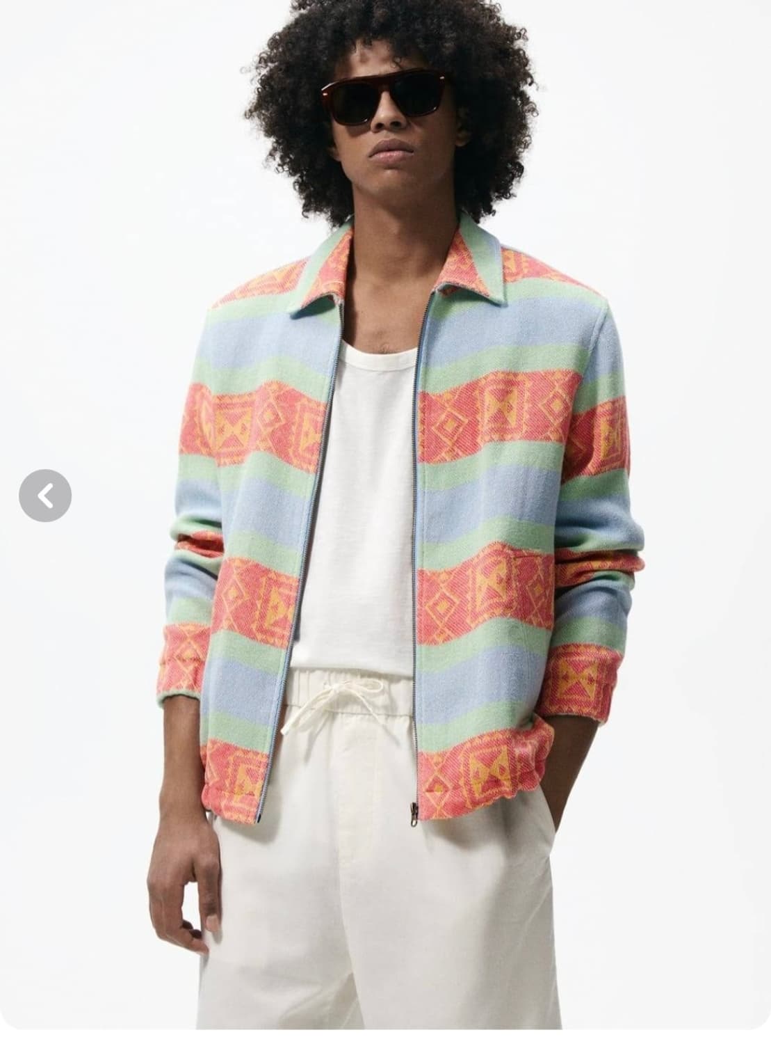 자라 간절기 풀집업 자켓 남자105~110 상품이미지1