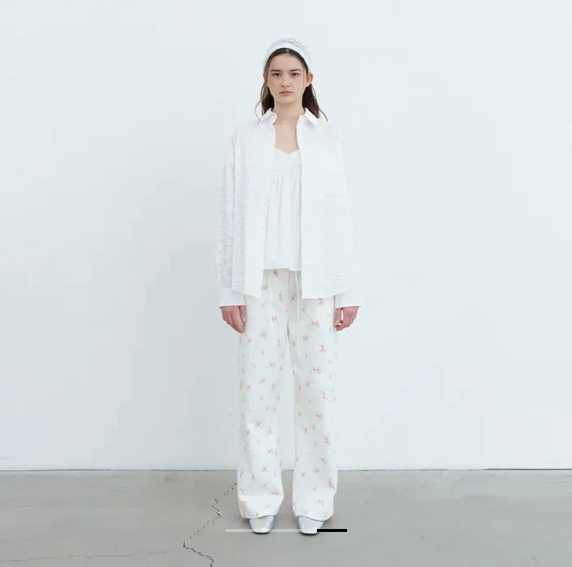 스프링크로커스 서츠 suer stripe shirt - white 상품이미지2