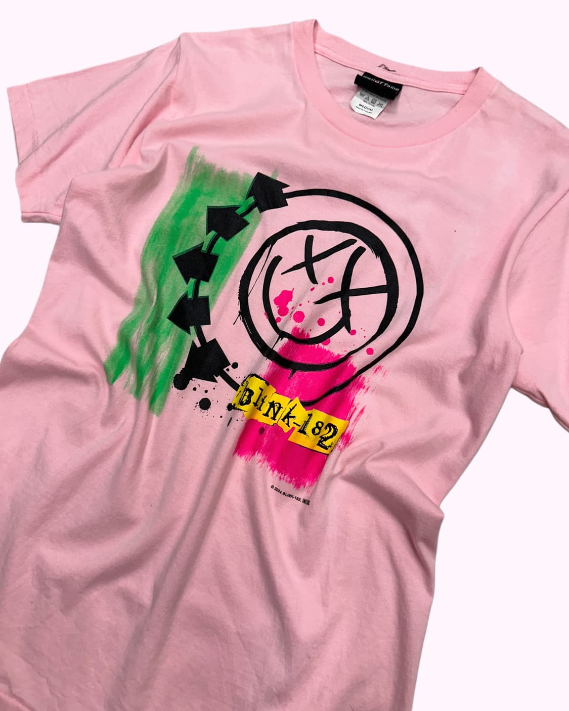 kitsch printing pink t-shirt 상품이미지3