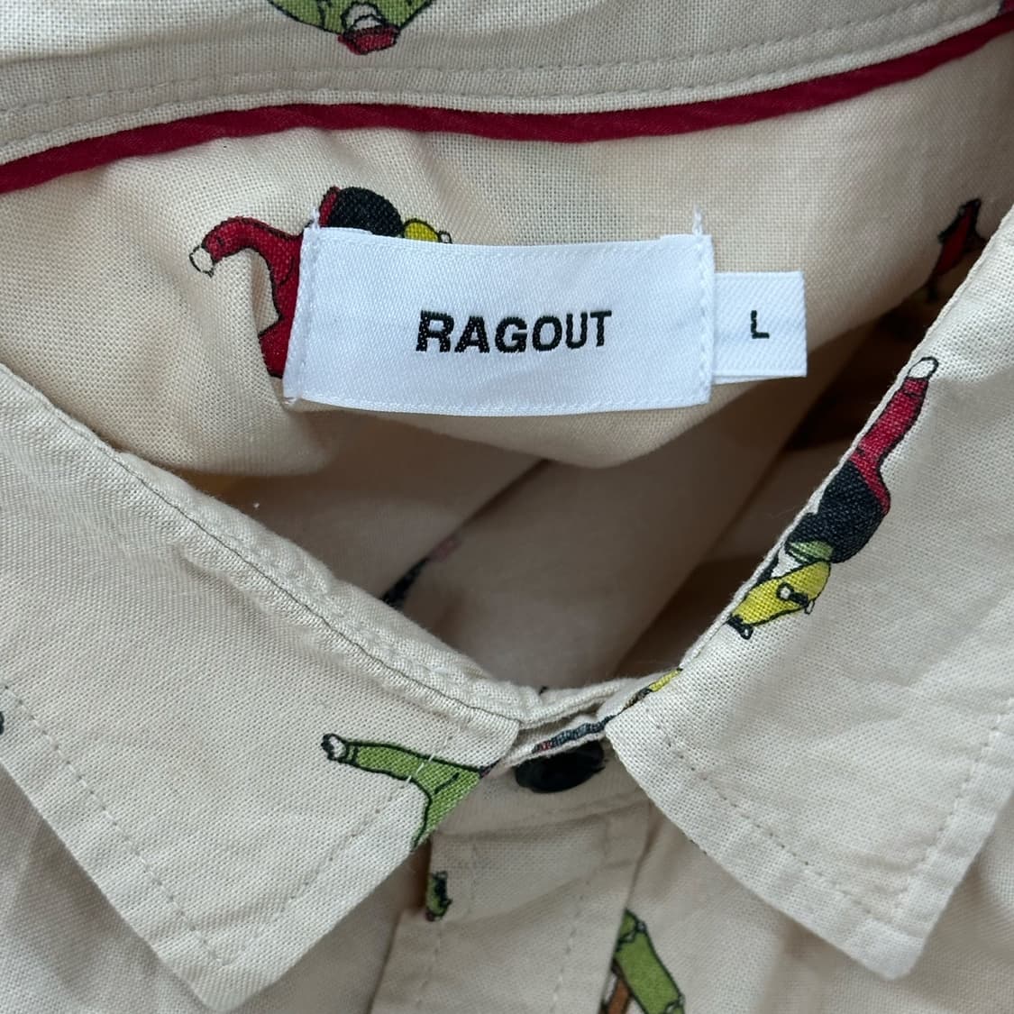 RAGOUT 일러스트 셔츠 상품이미지7