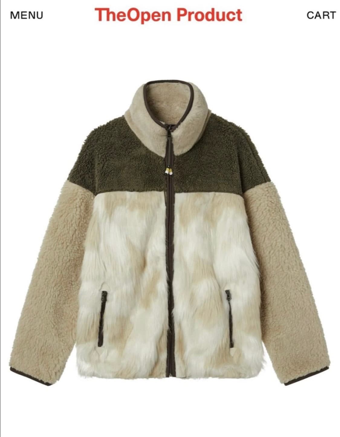 더오픈프로덕트 폭스퍼 후리스 상품이미지2