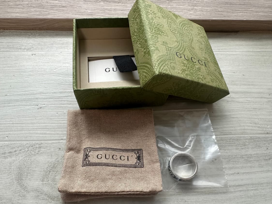 구찌 더블G 마몽 반지 19호[풀구성] 상품이미지2