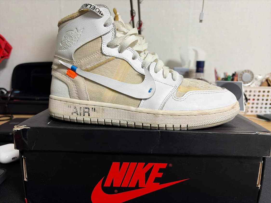 오프화이트 조던 1 유로 상품이미지3