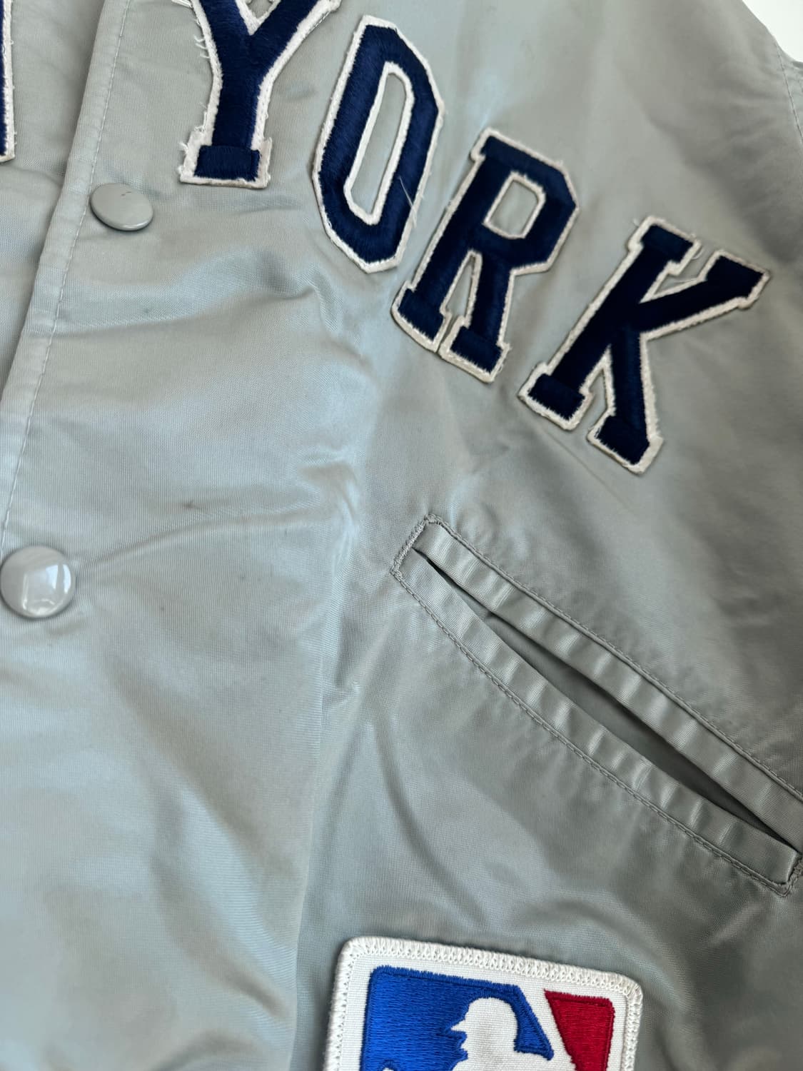 MLB 은색 스타디움 빈티지 자켓 상품이미지6