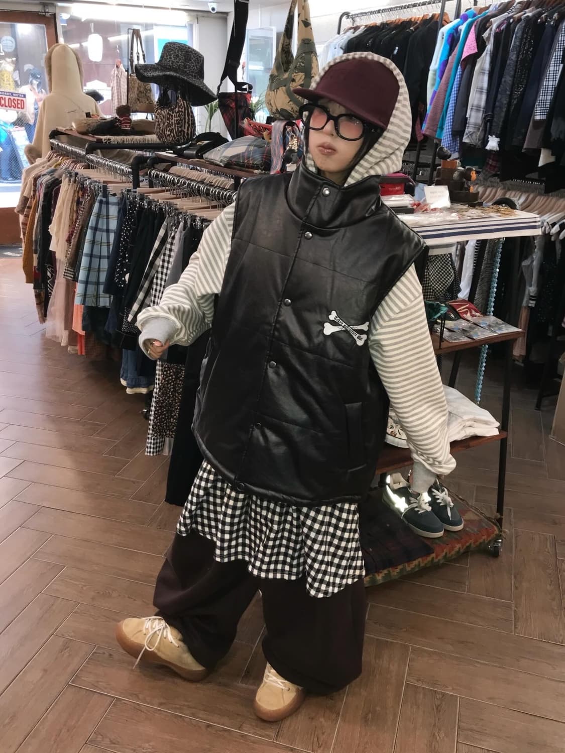 Galfy Crutch Leather Vest  상품이미지2