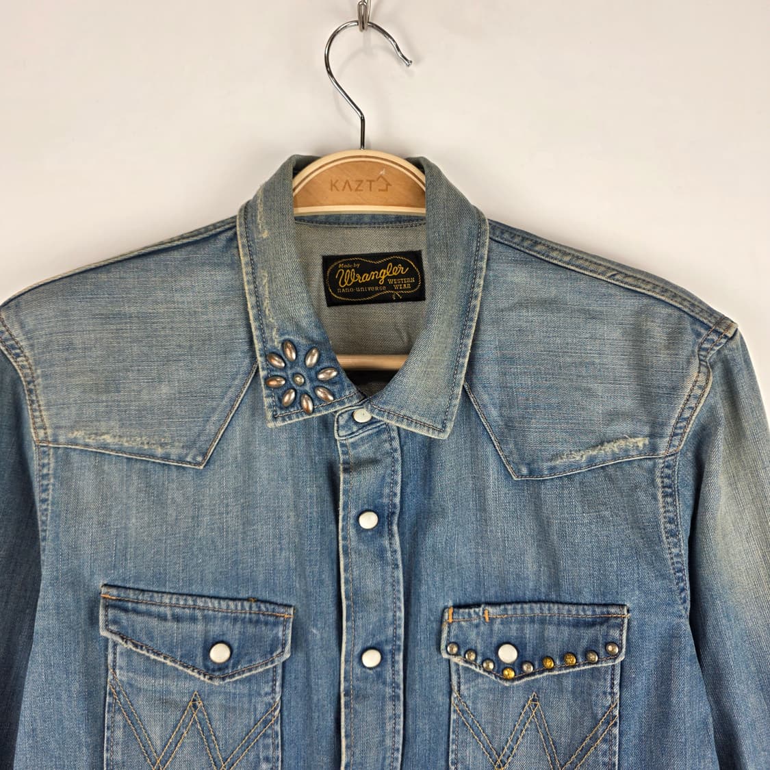 Wrangler 랭글러 웨스턴 데님남방 상품이미지2