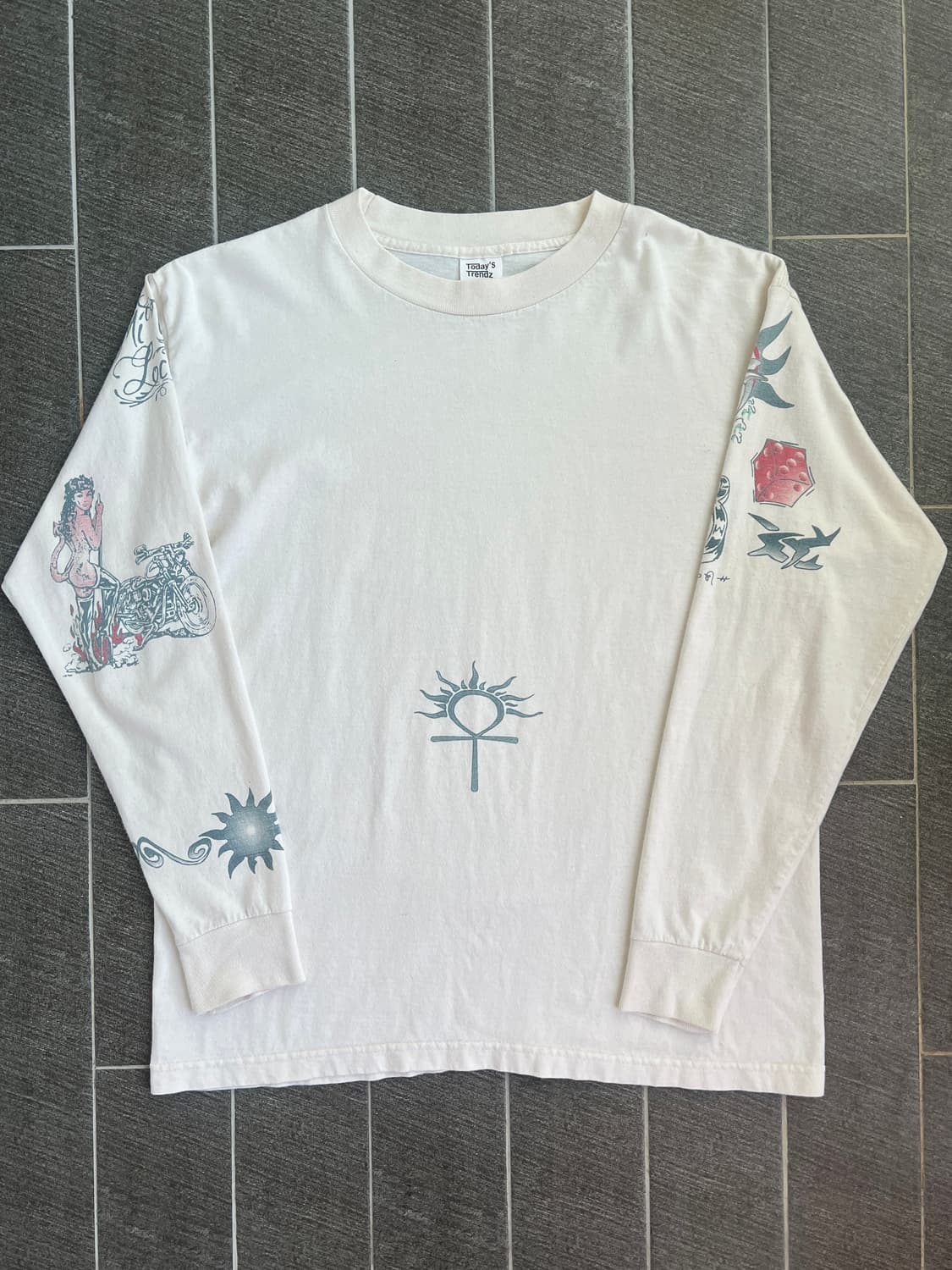 [L] 90s 데니스 로드맨 타투 롱슬리브 상품이미지1
