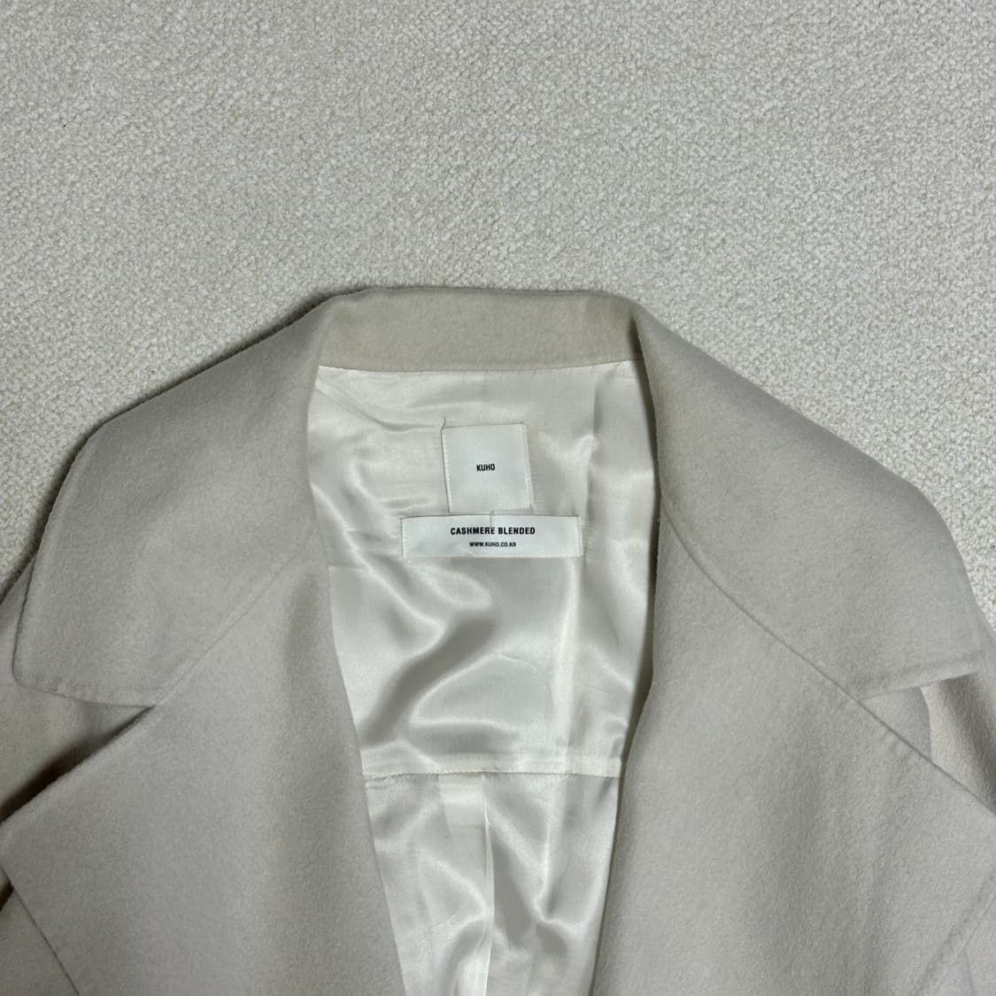 KUHO 구호 울캐시미어 롱코트 상품이미지6