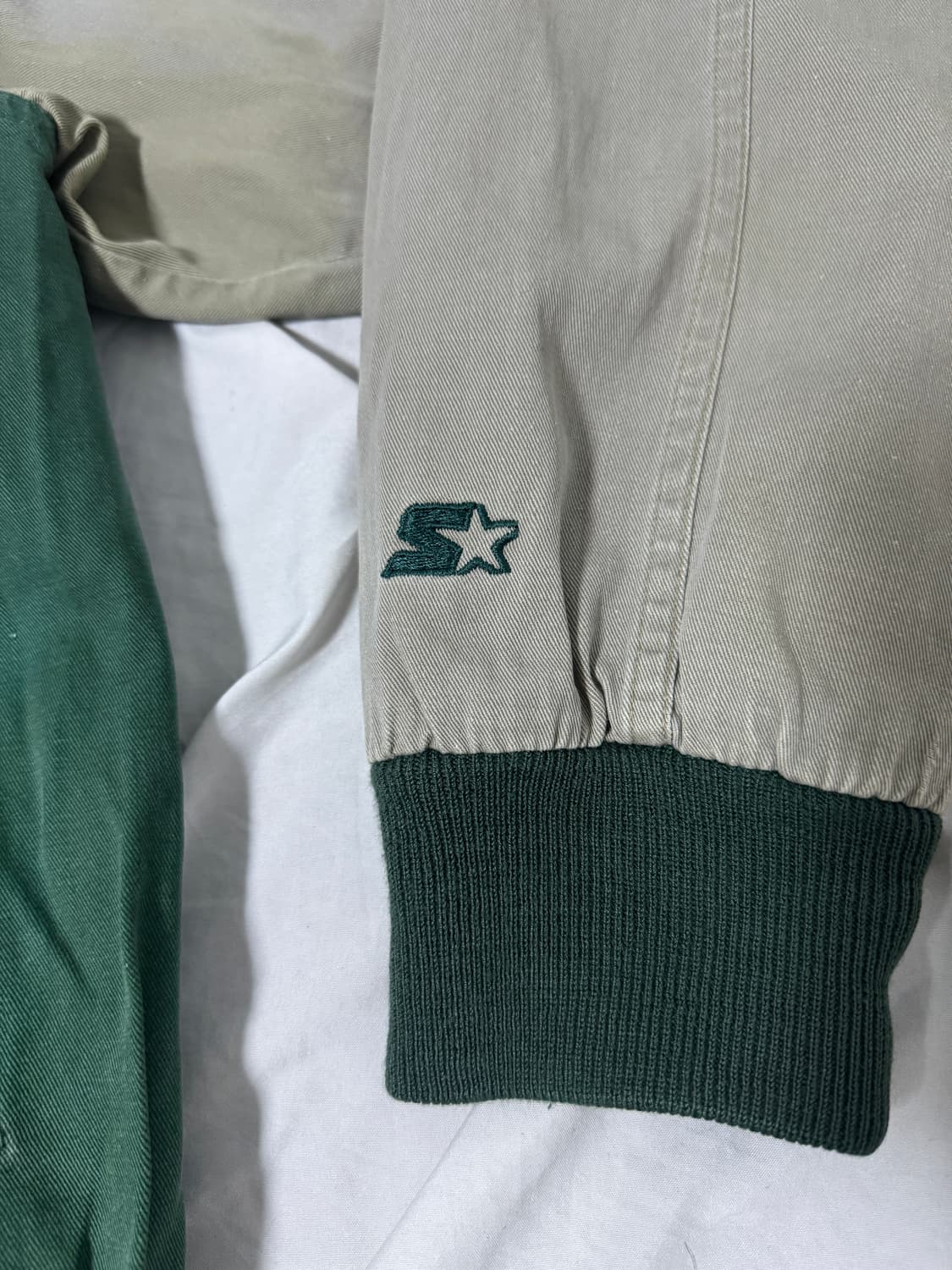 90s 스타터 오클랜드 애슬레틱스 팀 바시티 자켓 상품이미지5