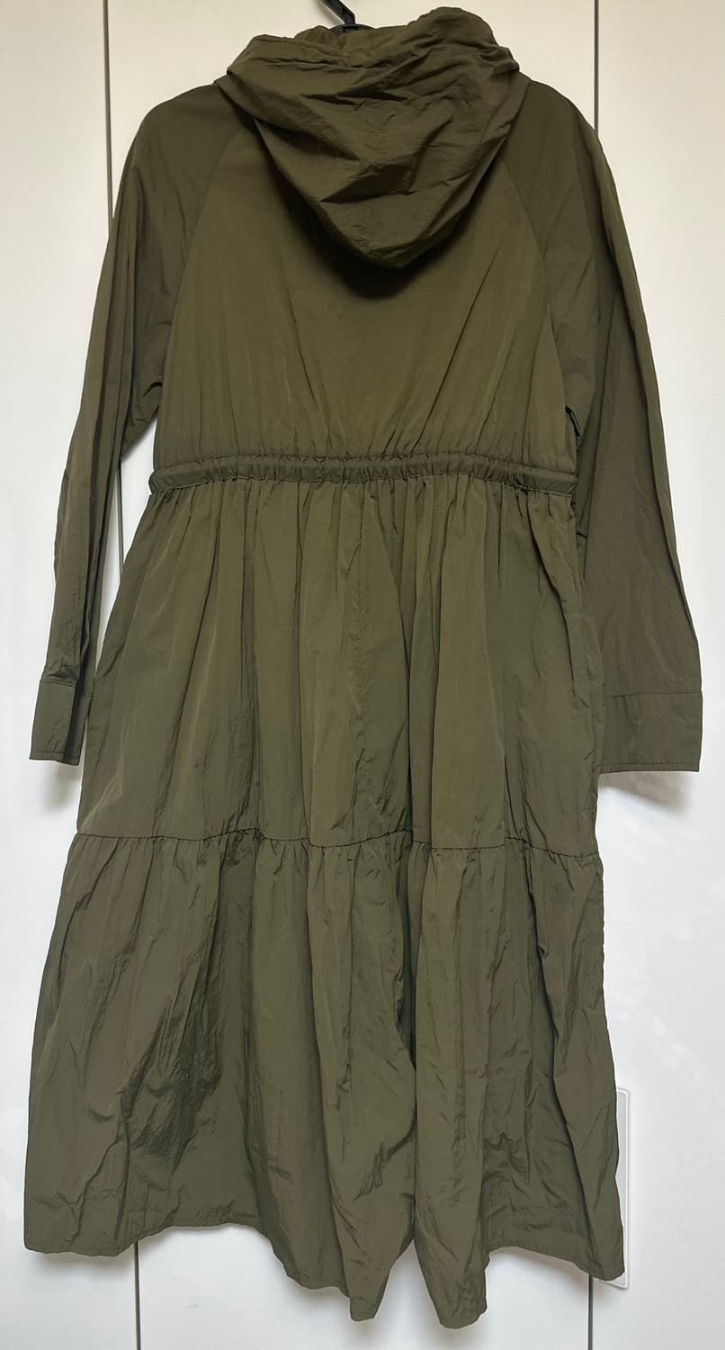 GEORGES RECH 후드 원피스핏야상 롱 코트 카키  상품이미지5