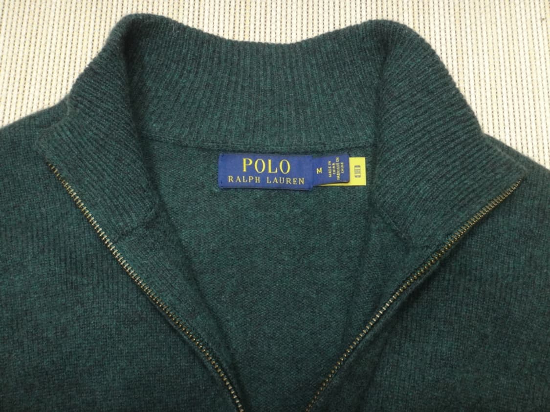 (M/95) 폴로랄프로렌 남성 울100 반집업 터틀넥 니트 상품이미지6