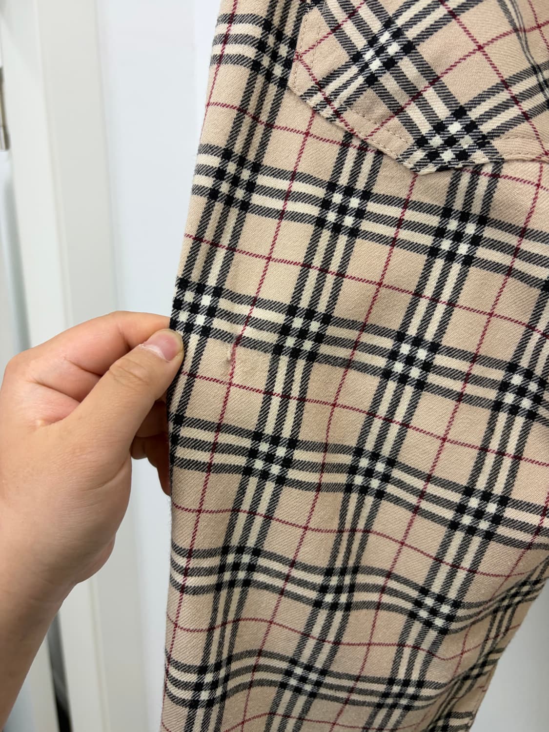 버버리 베이지 노바체크 카프리 팬츠 바지 상품이미지9