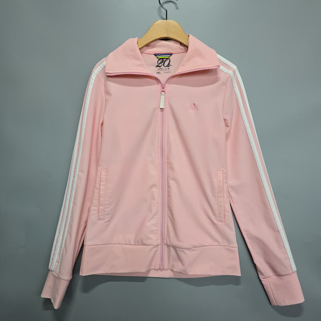 아디다스 20주년 딸기우유 핑크 져지 트랙탑 M 상품이미지1
